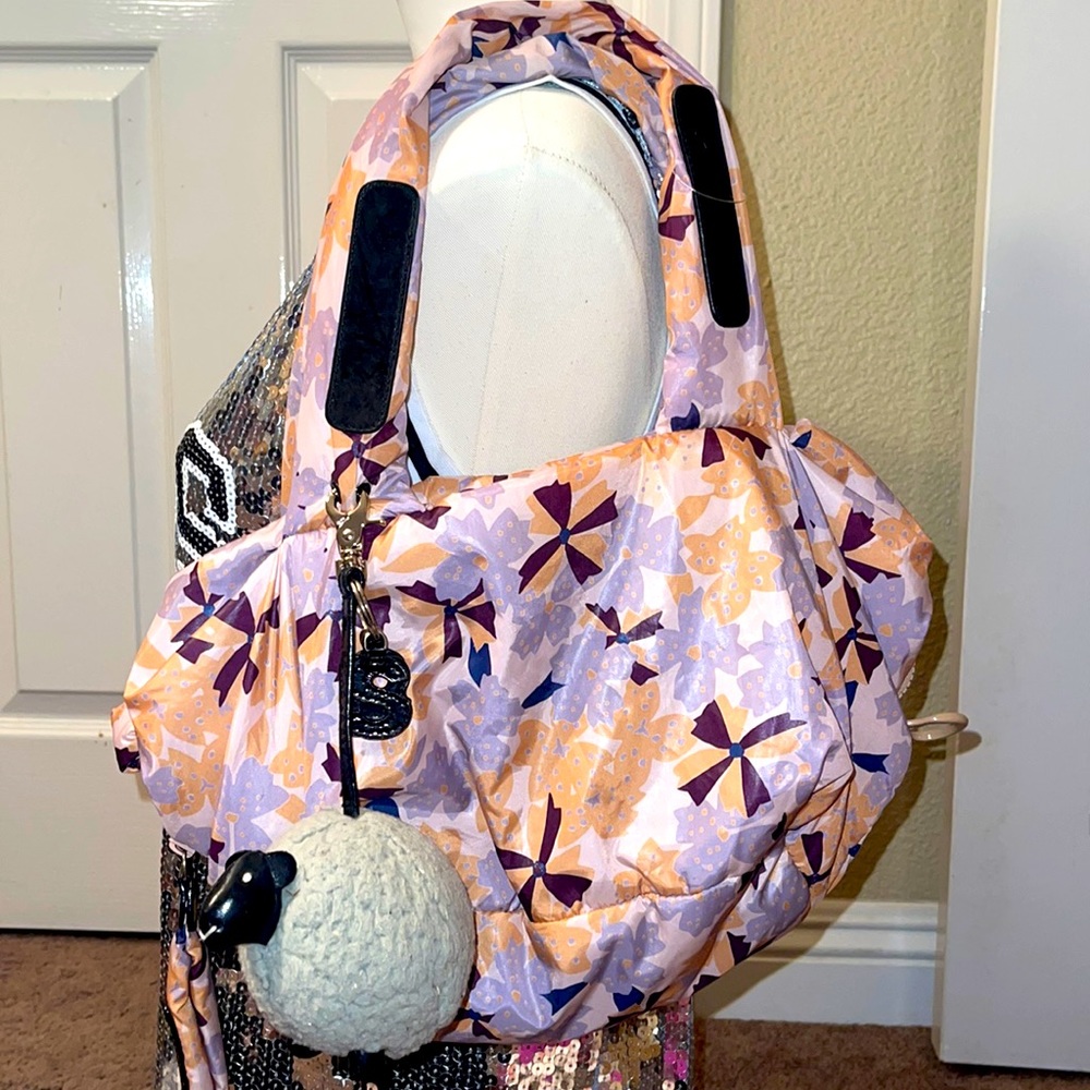 CHLOE LAMB PUFFER BAG FLORAL SEE BY CHLOE ABSOLUTELY ADORABLE SOFT AND SQUISHY